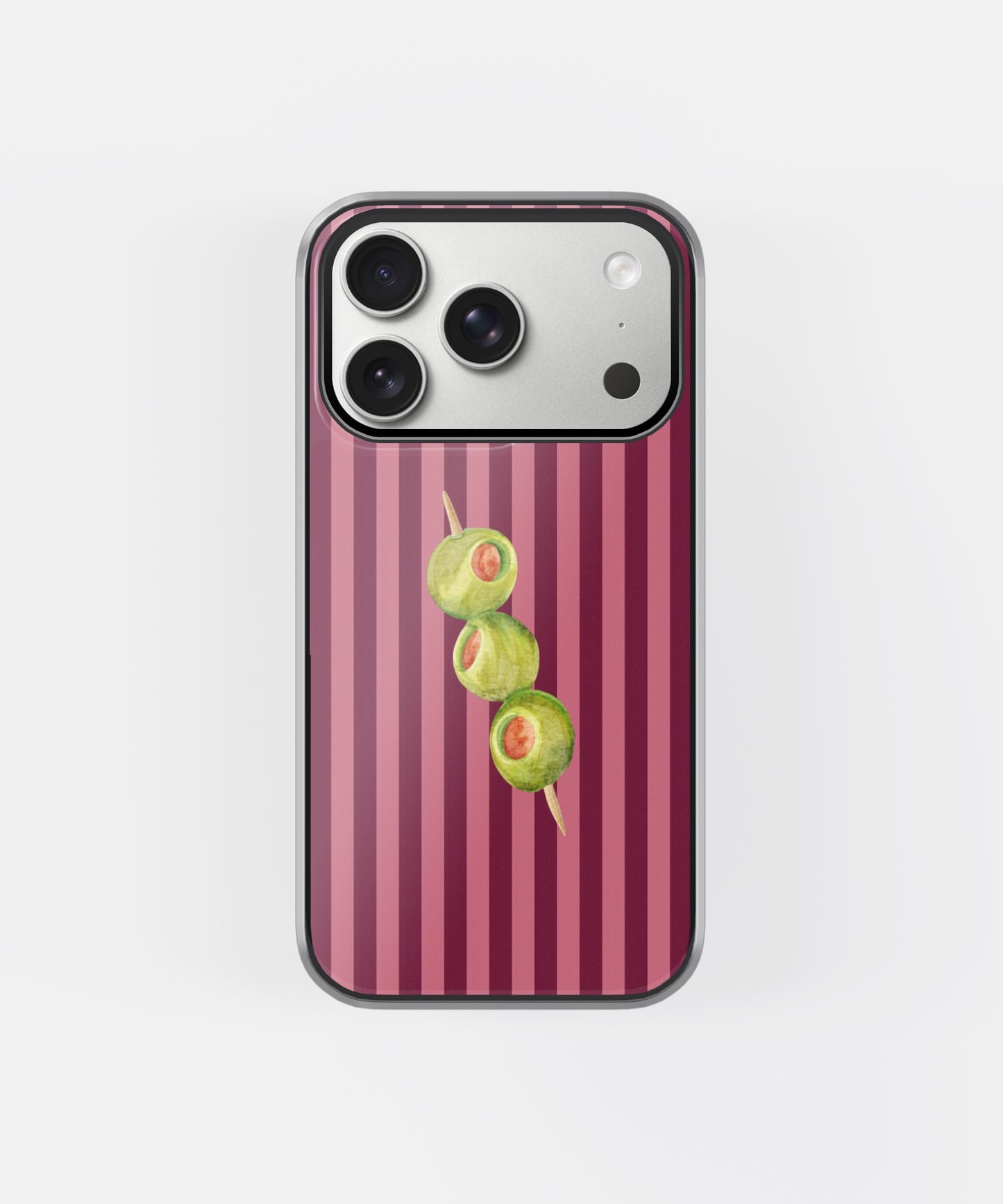 Olive Pop Stripe Phone Case.