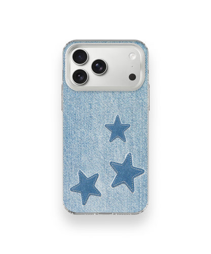 Denim Star Patch Phone Case.