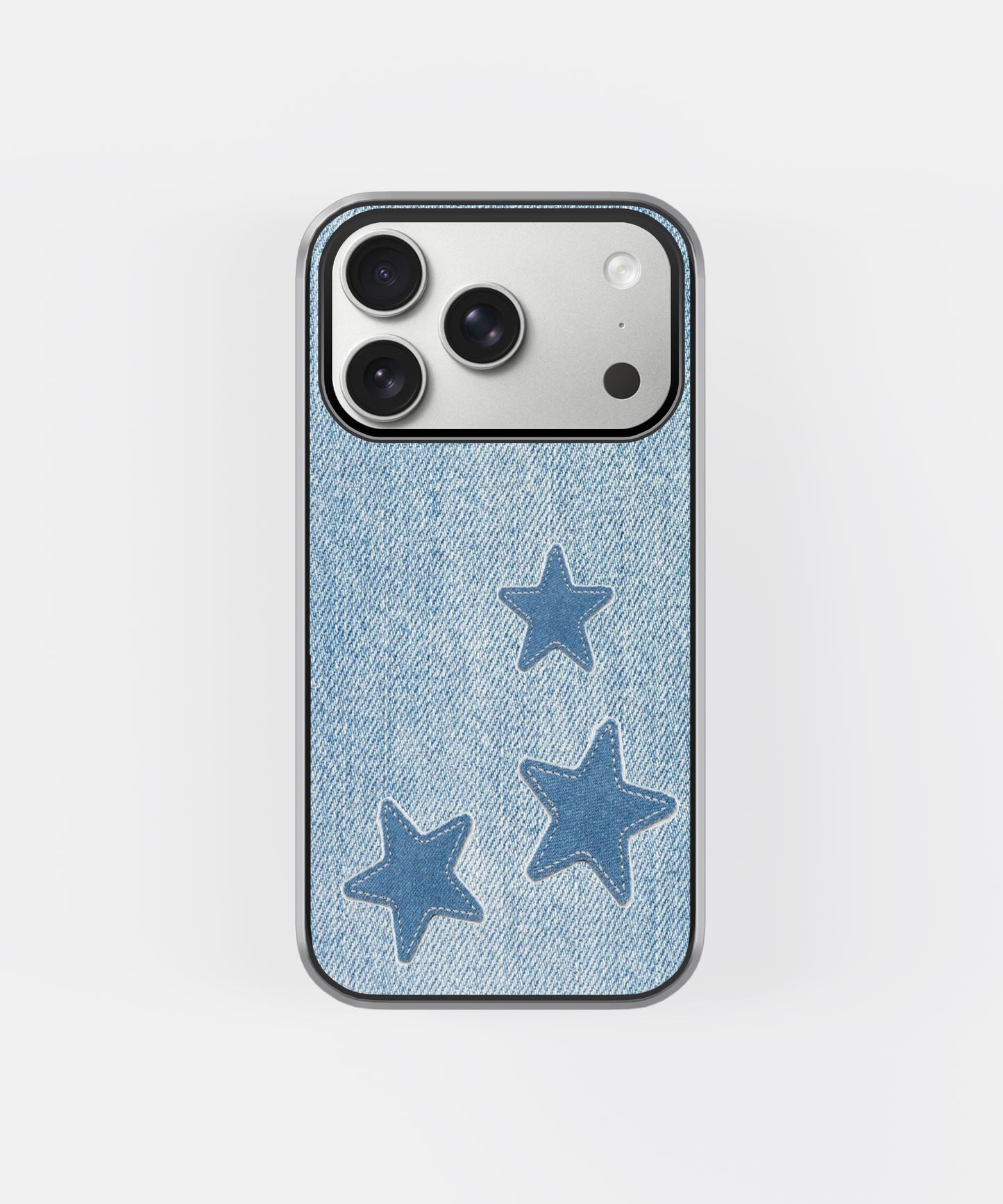 Denim Star Patch Phone Case.