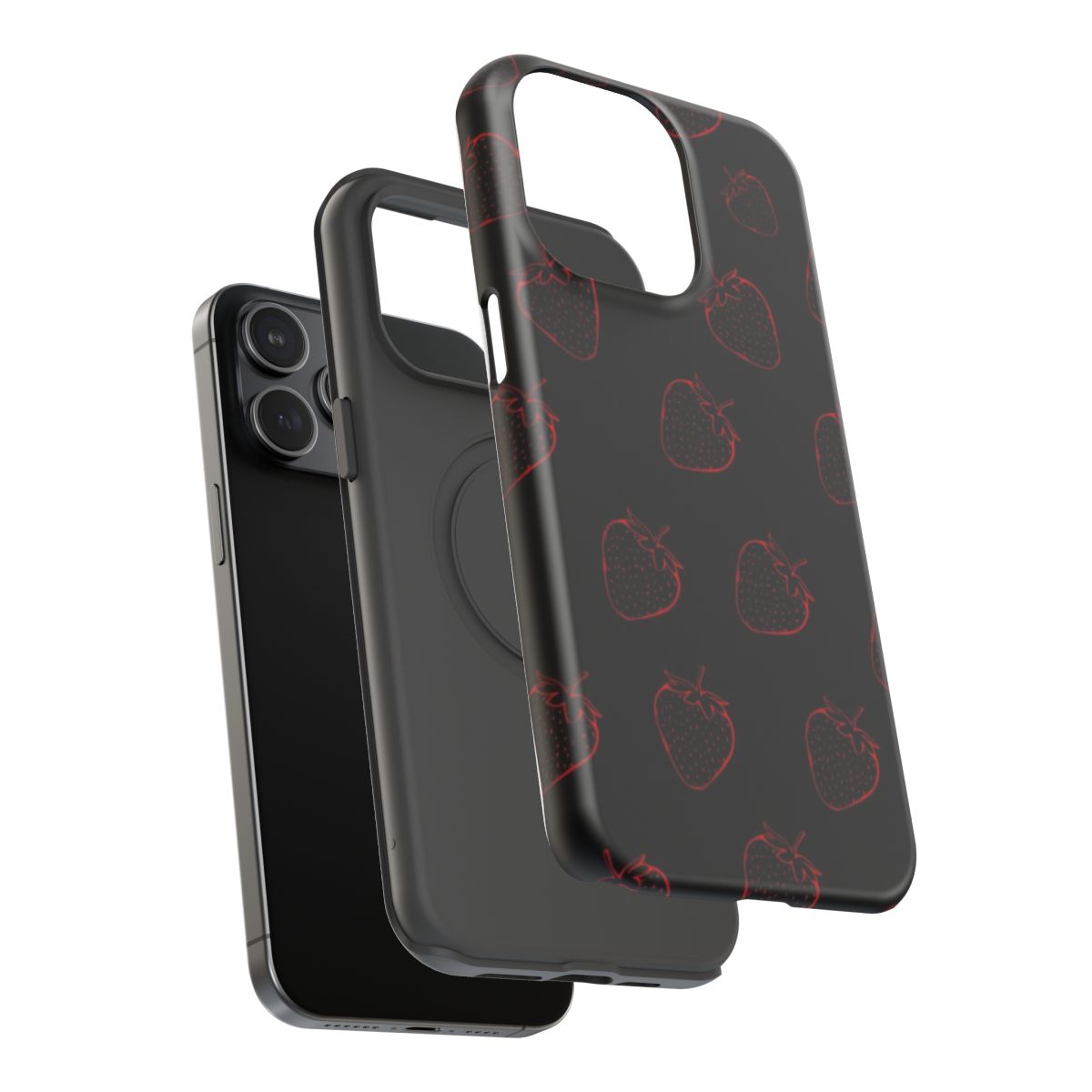 Midnight Strawberry Core Phone Case.