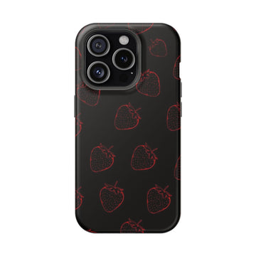 Midnight Strawberry Core Phone Case.