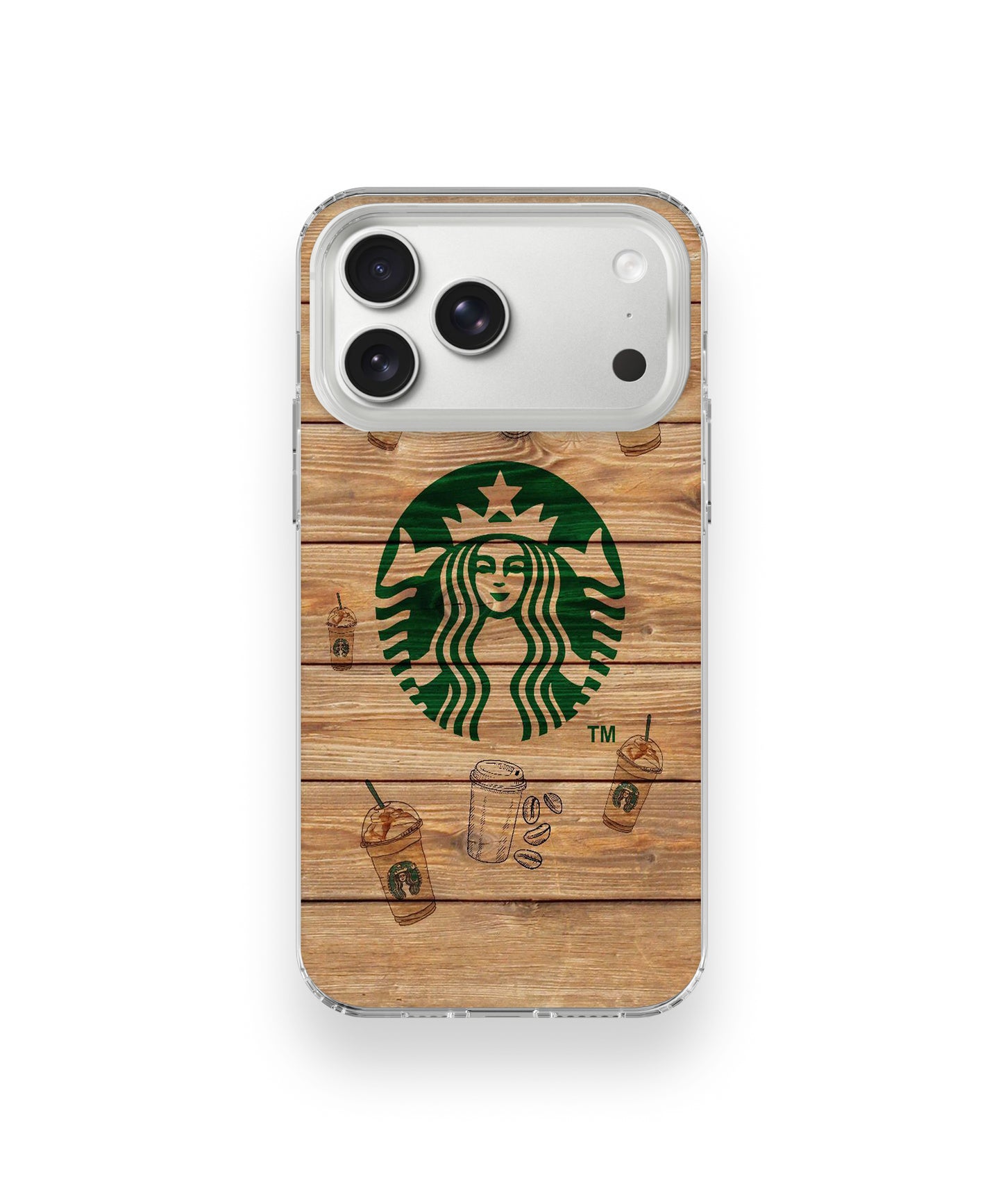 Coffee Wood Vibe Phone Case.