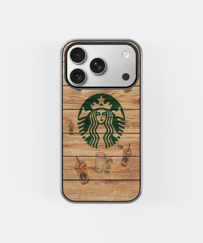 Coffee Wood Vibe Phone Case.