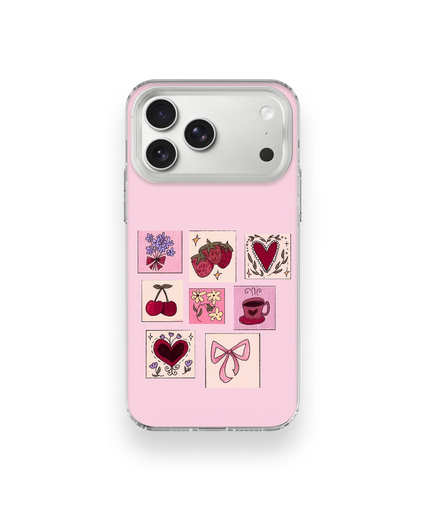 Soft Pink Icon Phone Case.
