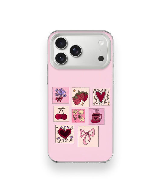 Soft Pink Icon Phone Case.