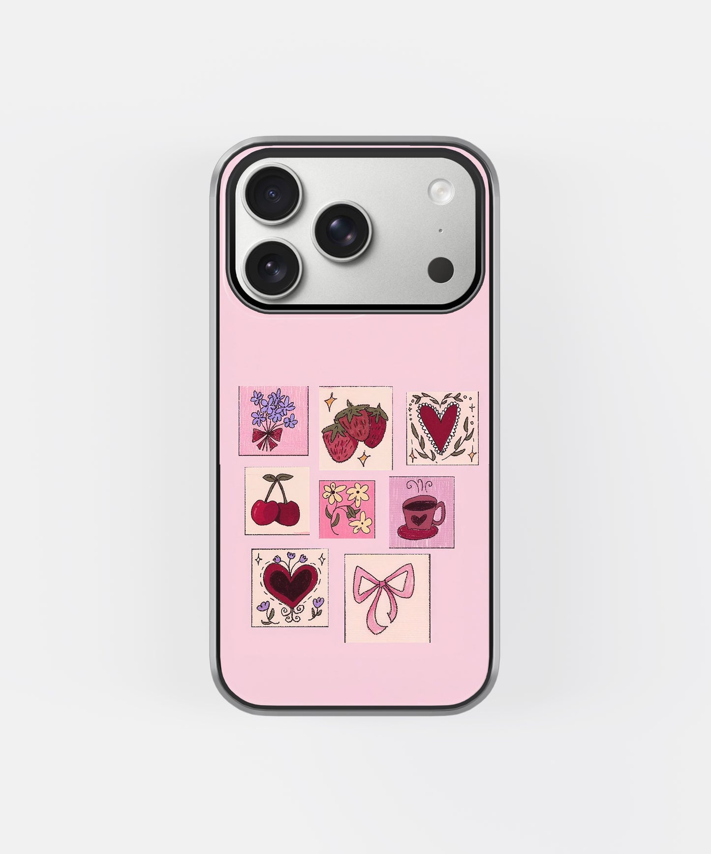Soft Pink Icon Phone Case.