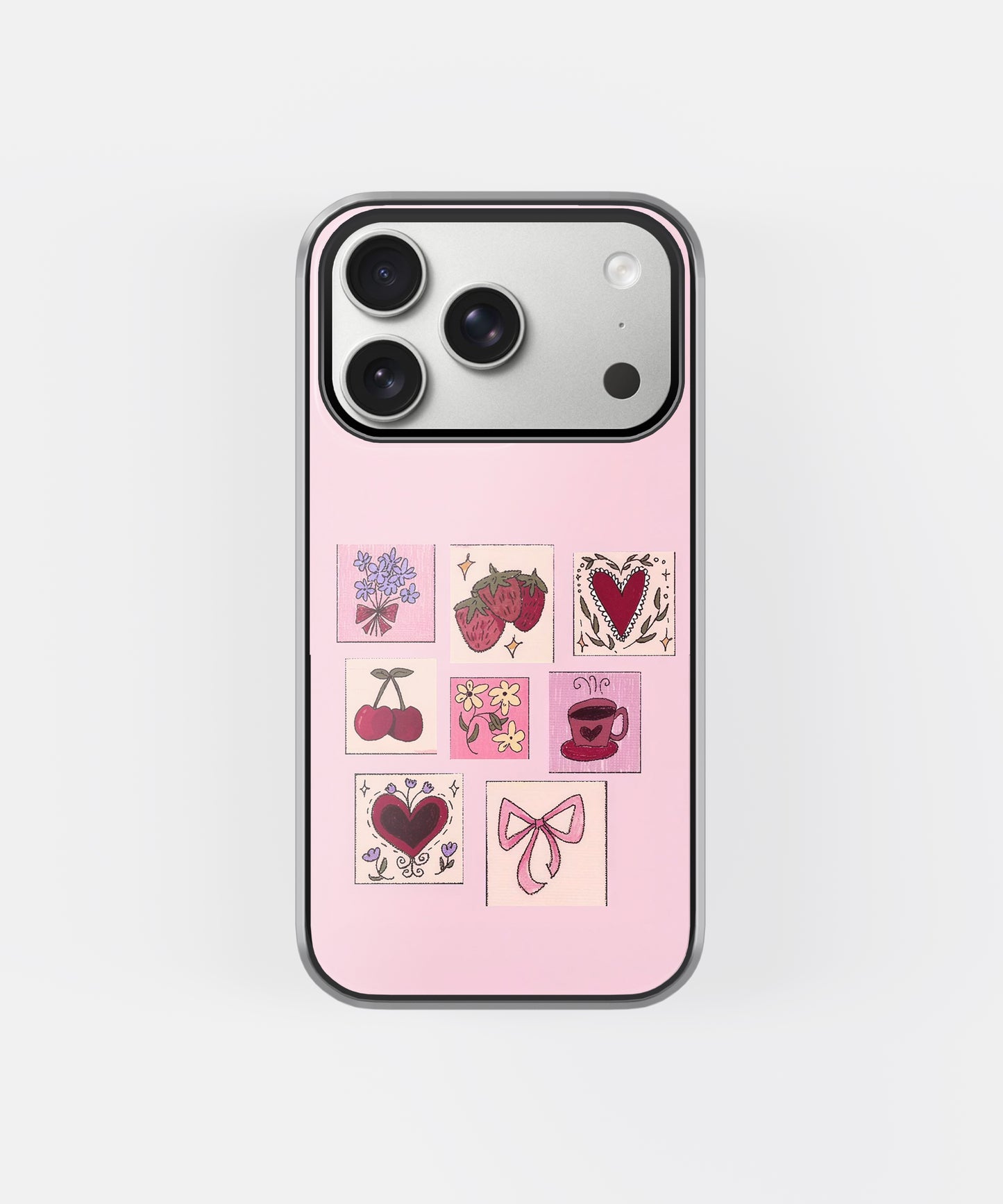 Soft Pink Icon Phone Case.