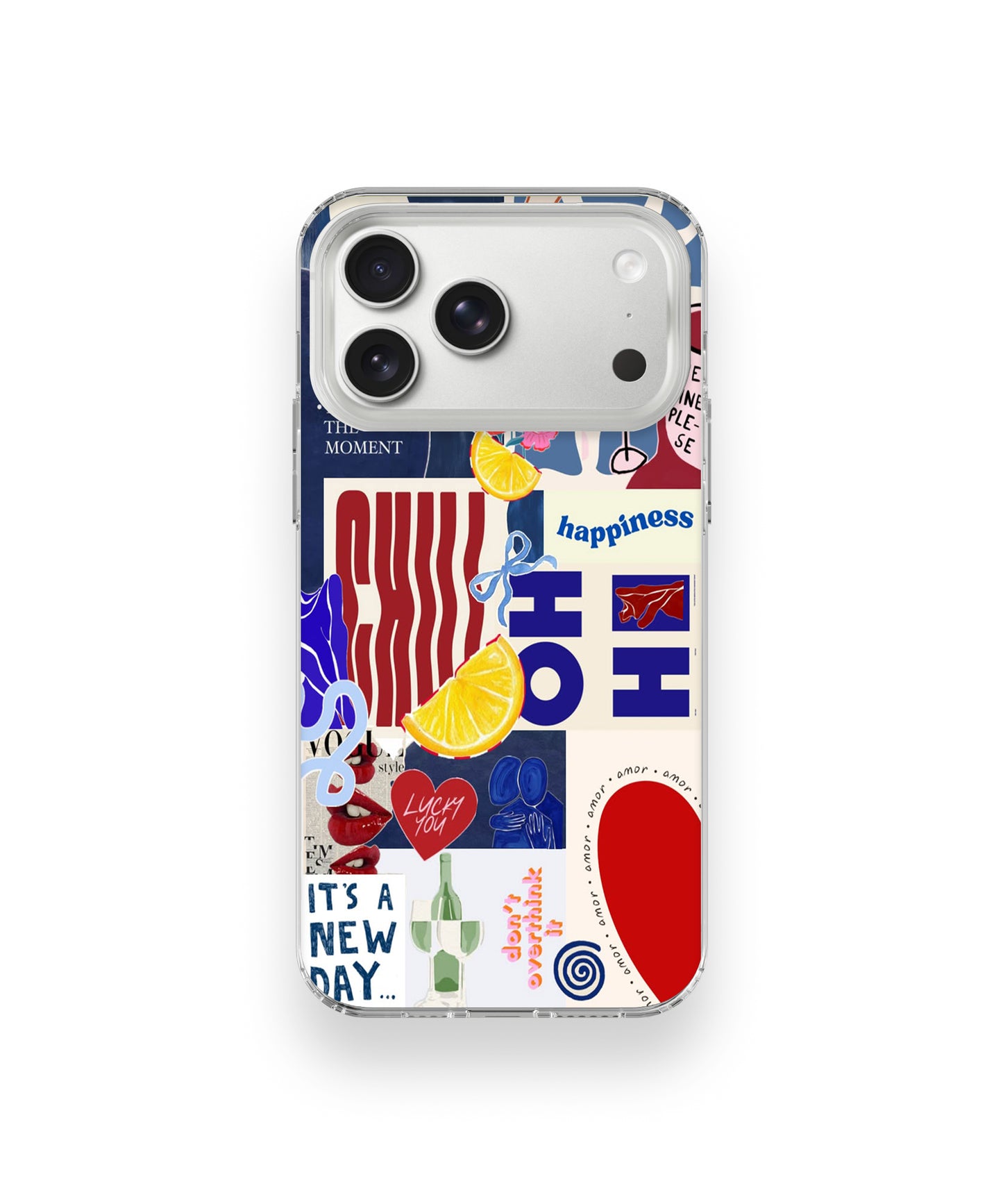 Retro Mix Collage Phone Case.