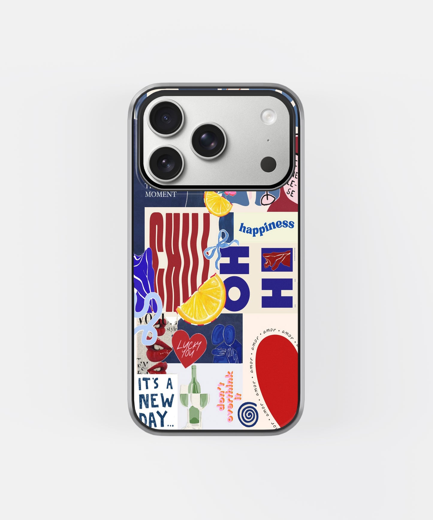 Retro Mix Collage Phone Case.