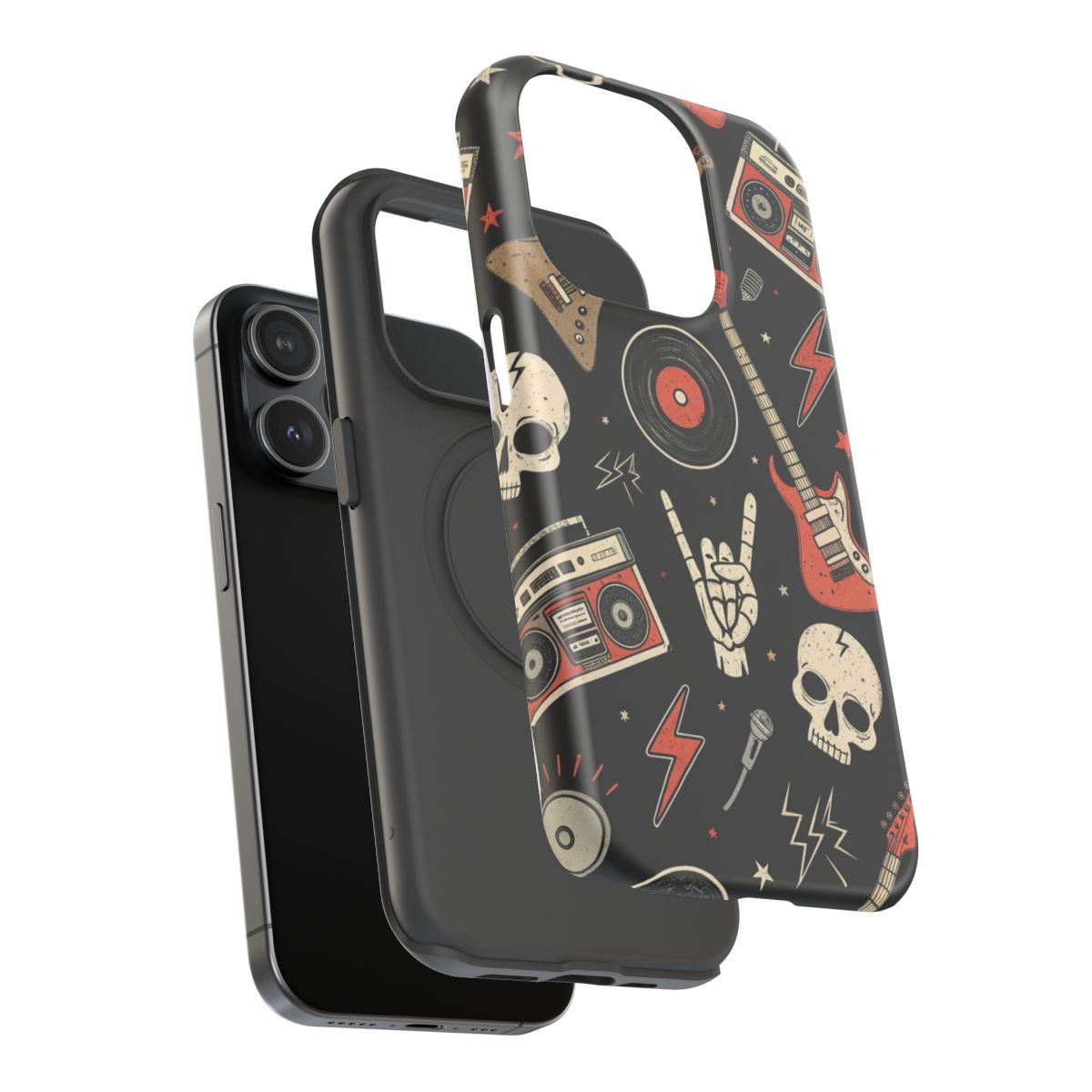 Retro Rock Vibes Streetcore Phone Case.