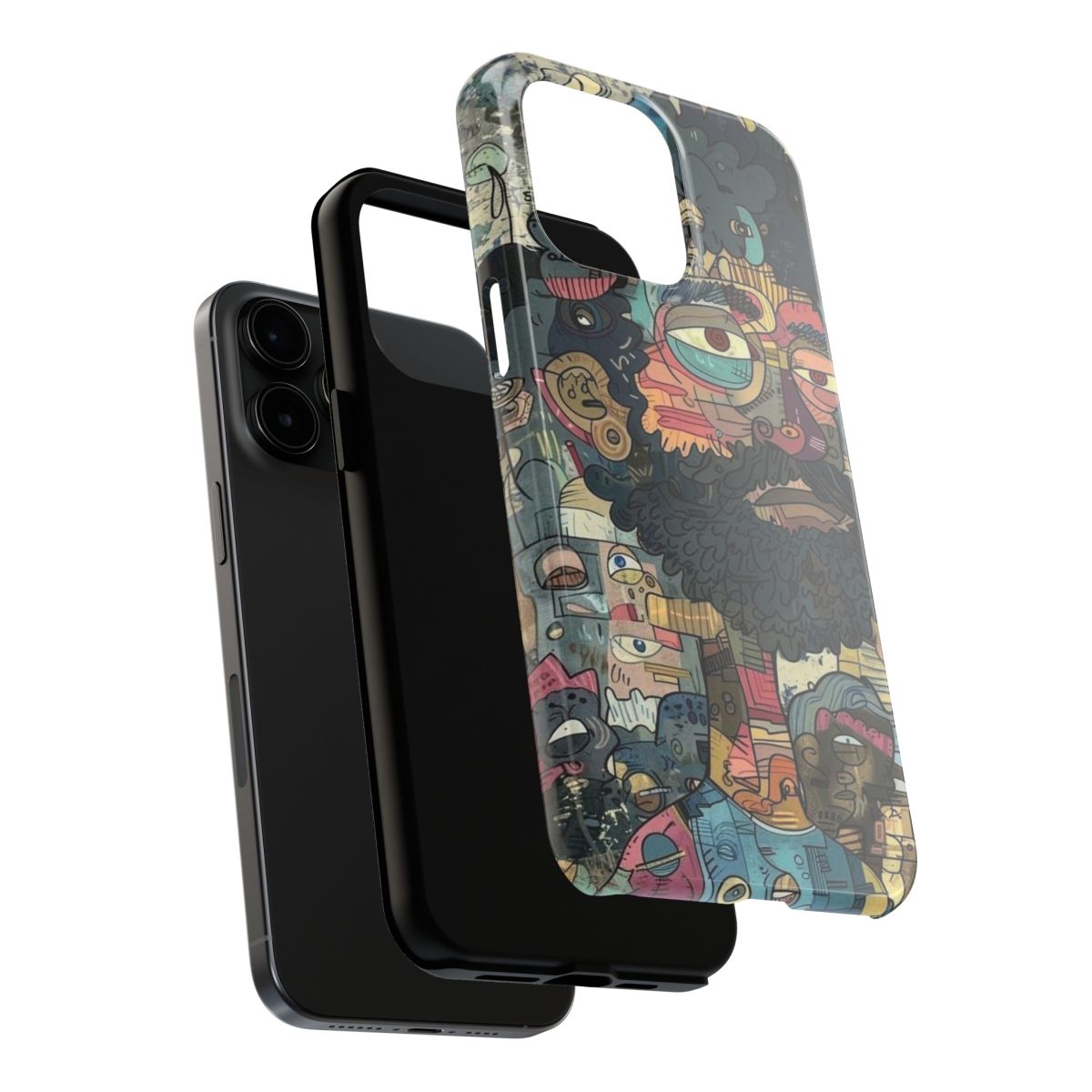 Abstract Chaos Artcore Phone Case.