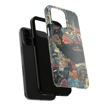 Abstract Chaos Artcore Phone Case.