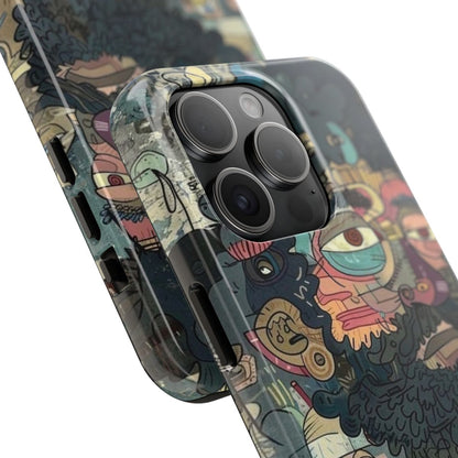 Abstract Chaos Artcore Phone Case.