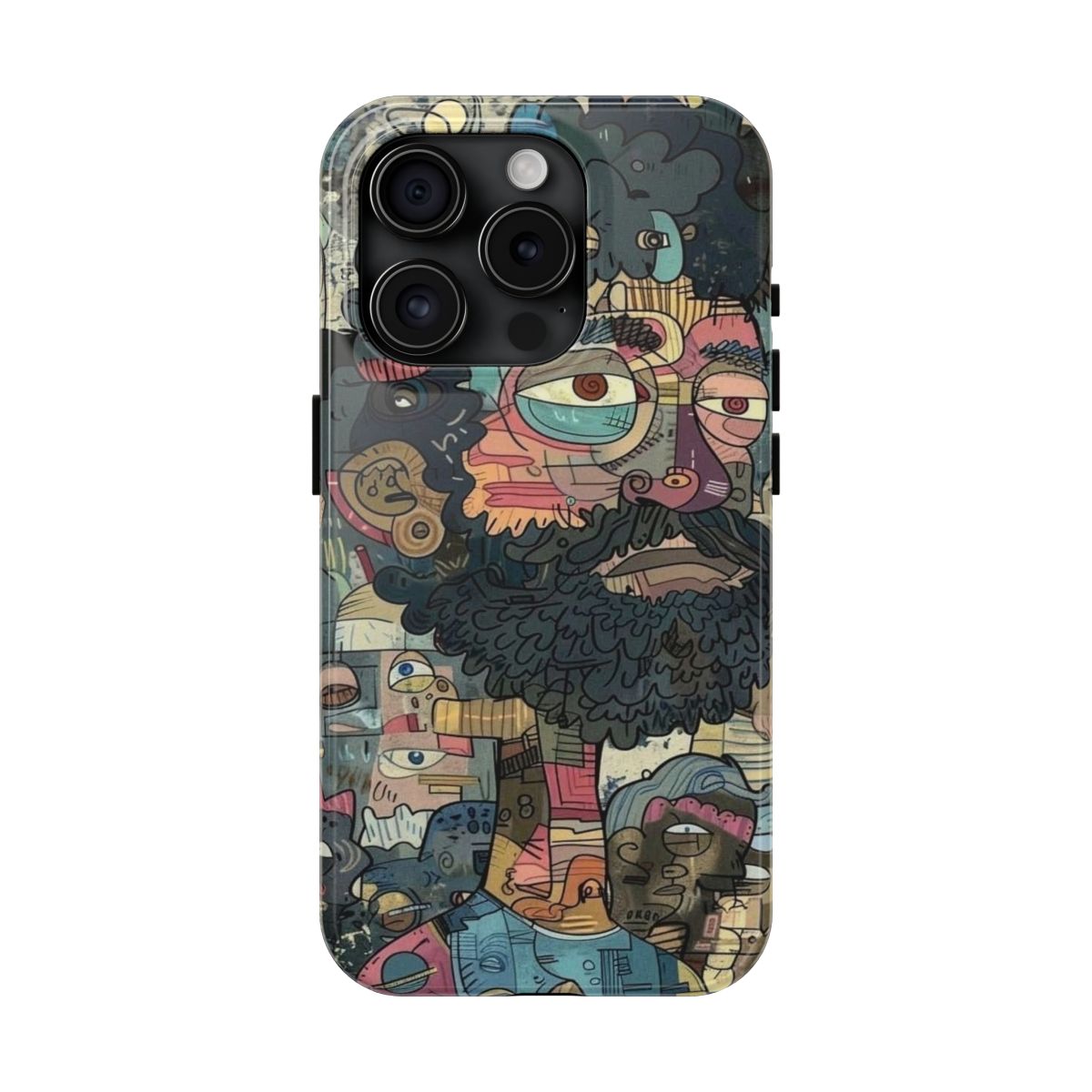 Abstract Chaos Artcore Phone Case.