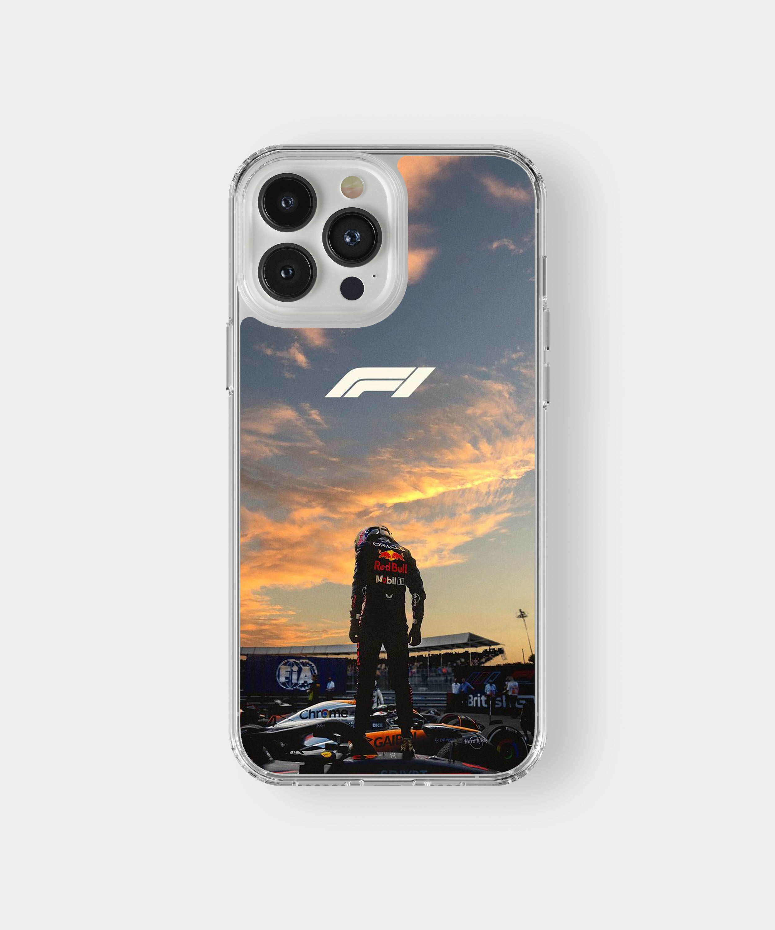 F1 Driver Sunset Phone Case.