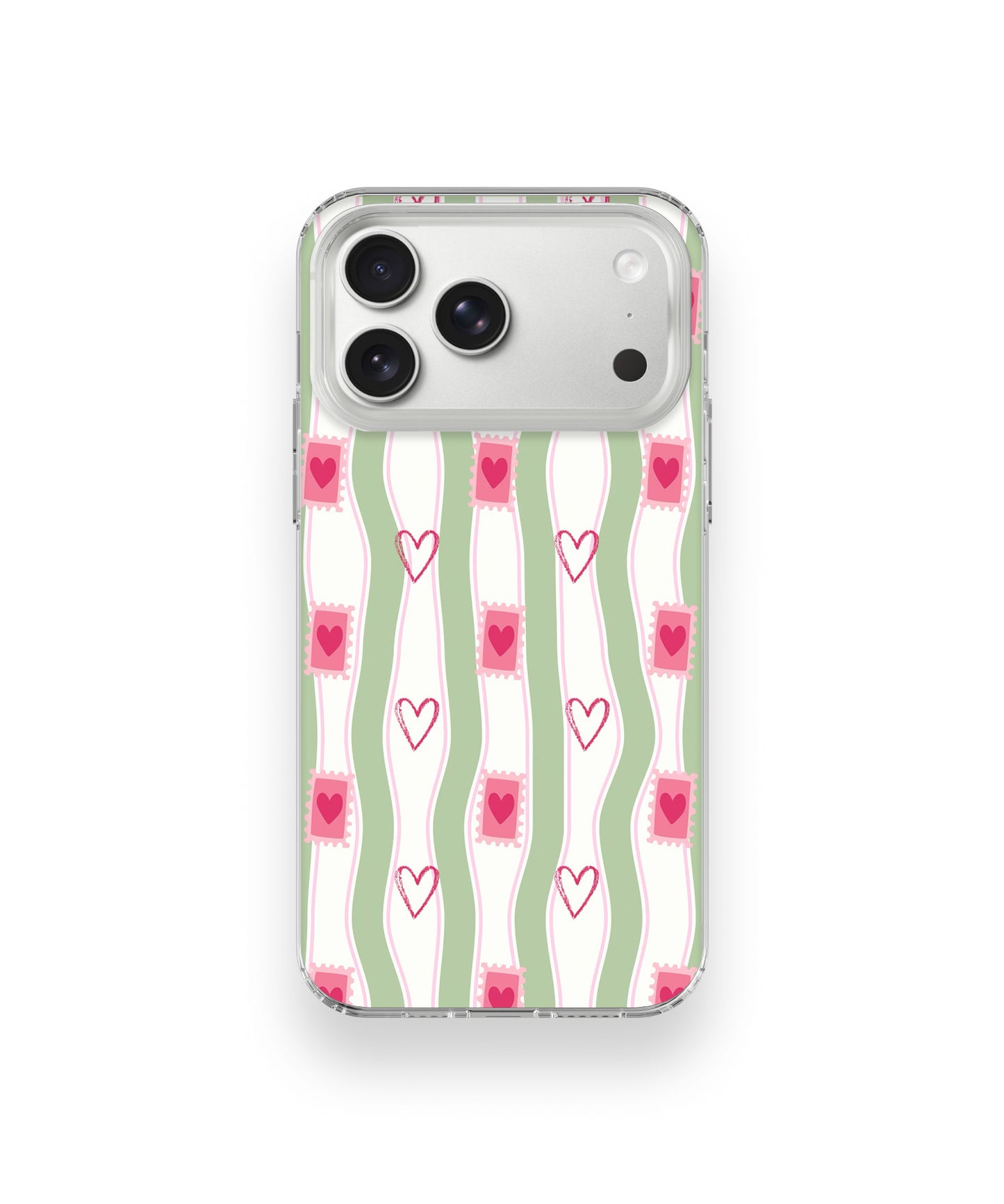 Candy Heart Stripe Phone Case.