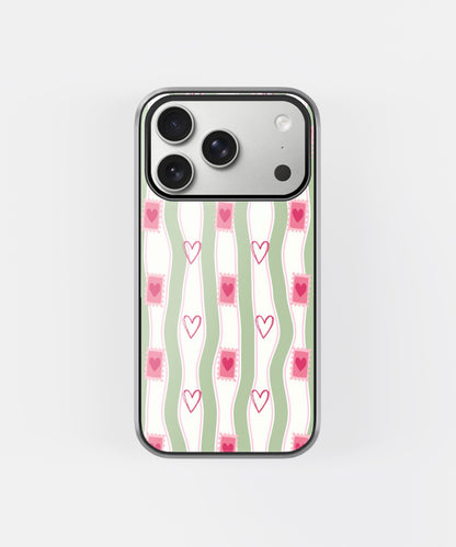 Candy Heart Stripe Phone Case.