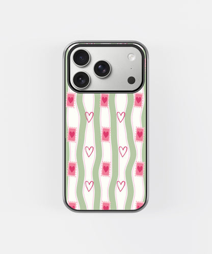 Candy Heart Stripe Phone Case.
