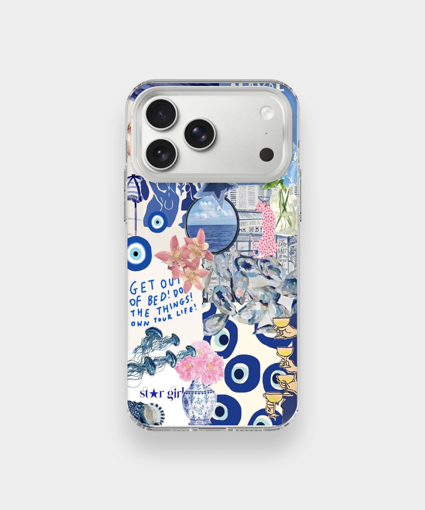 Blue Tide Mood Phone Case.