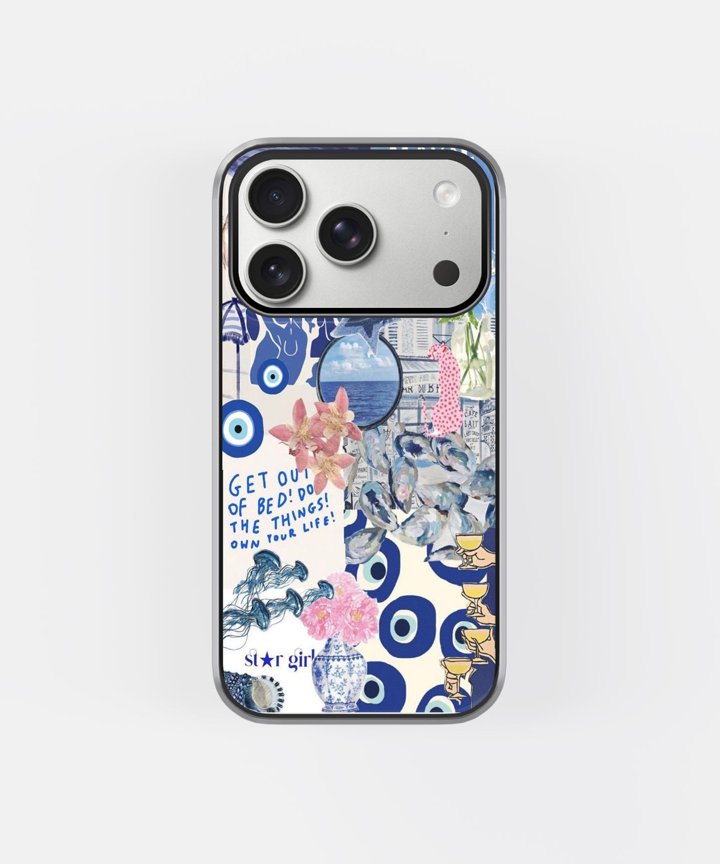 Blue Tide Mood Phone Case.