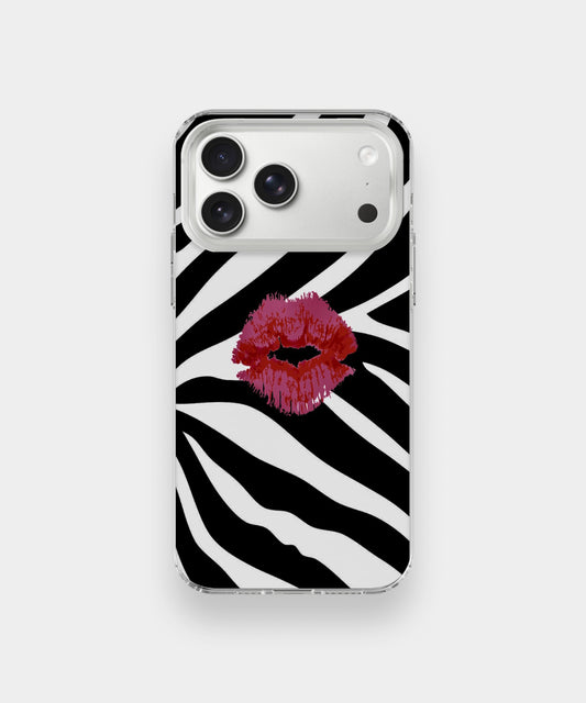 Wild Kiss Zebra Phone Case.
