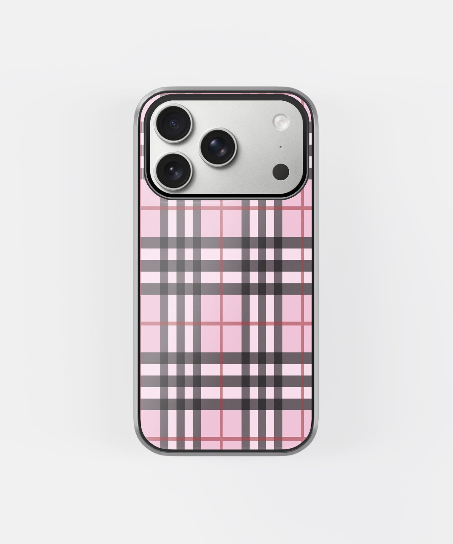 Pink Prep Check Phone Case.