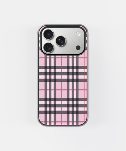 Pink Prep Check Phone Case.