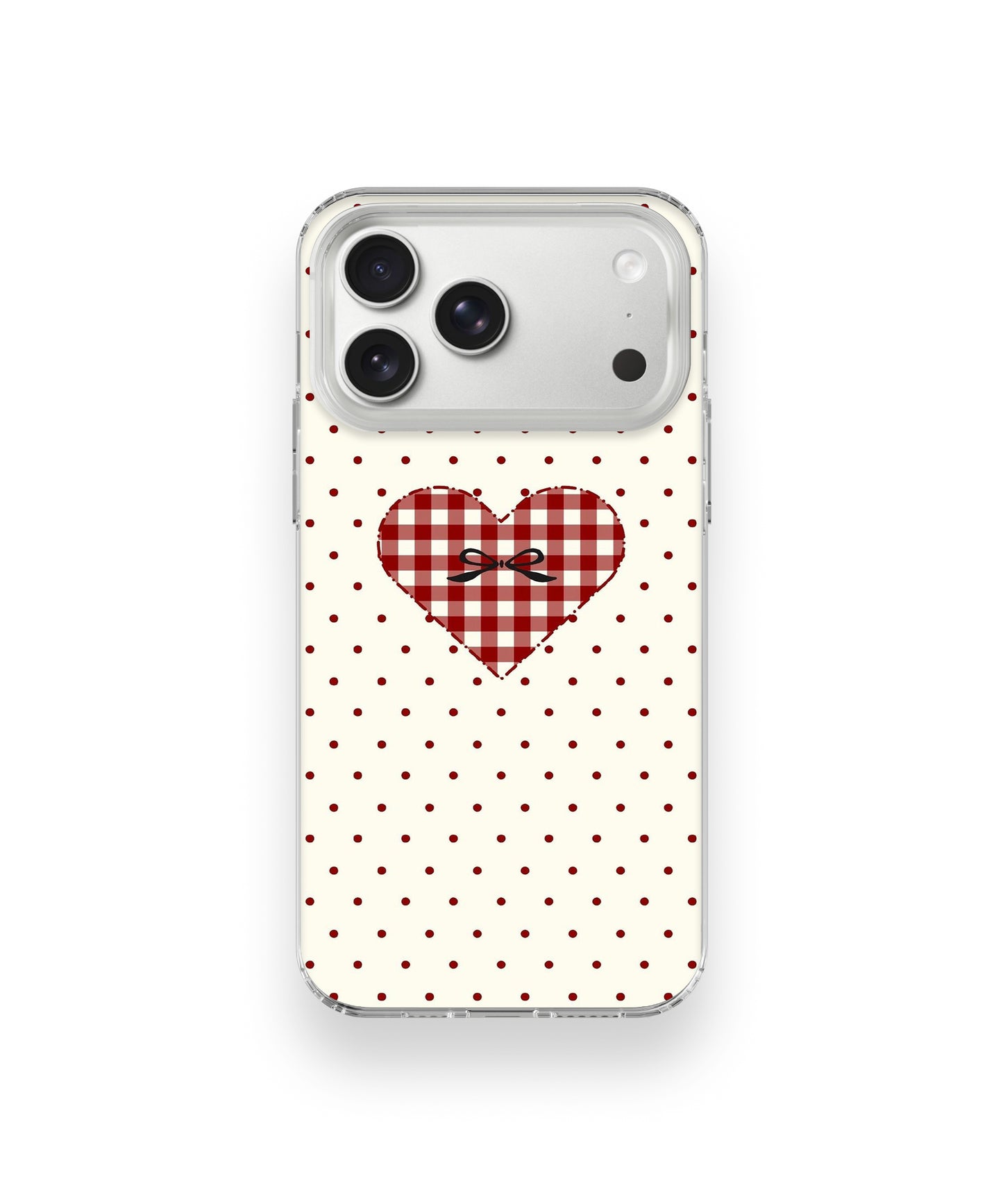 Cherry Bow Heart Phone Case.
