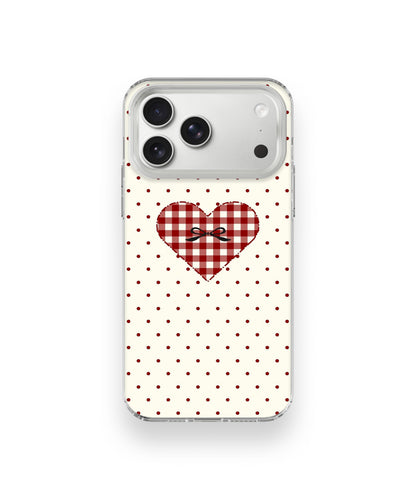 Cherry Bow Heart Phone Case.