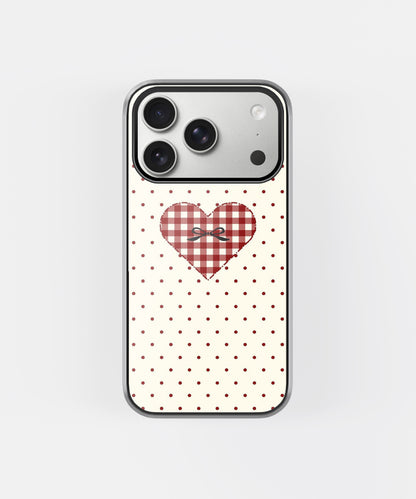Cherry Bow Heart Phone Case.