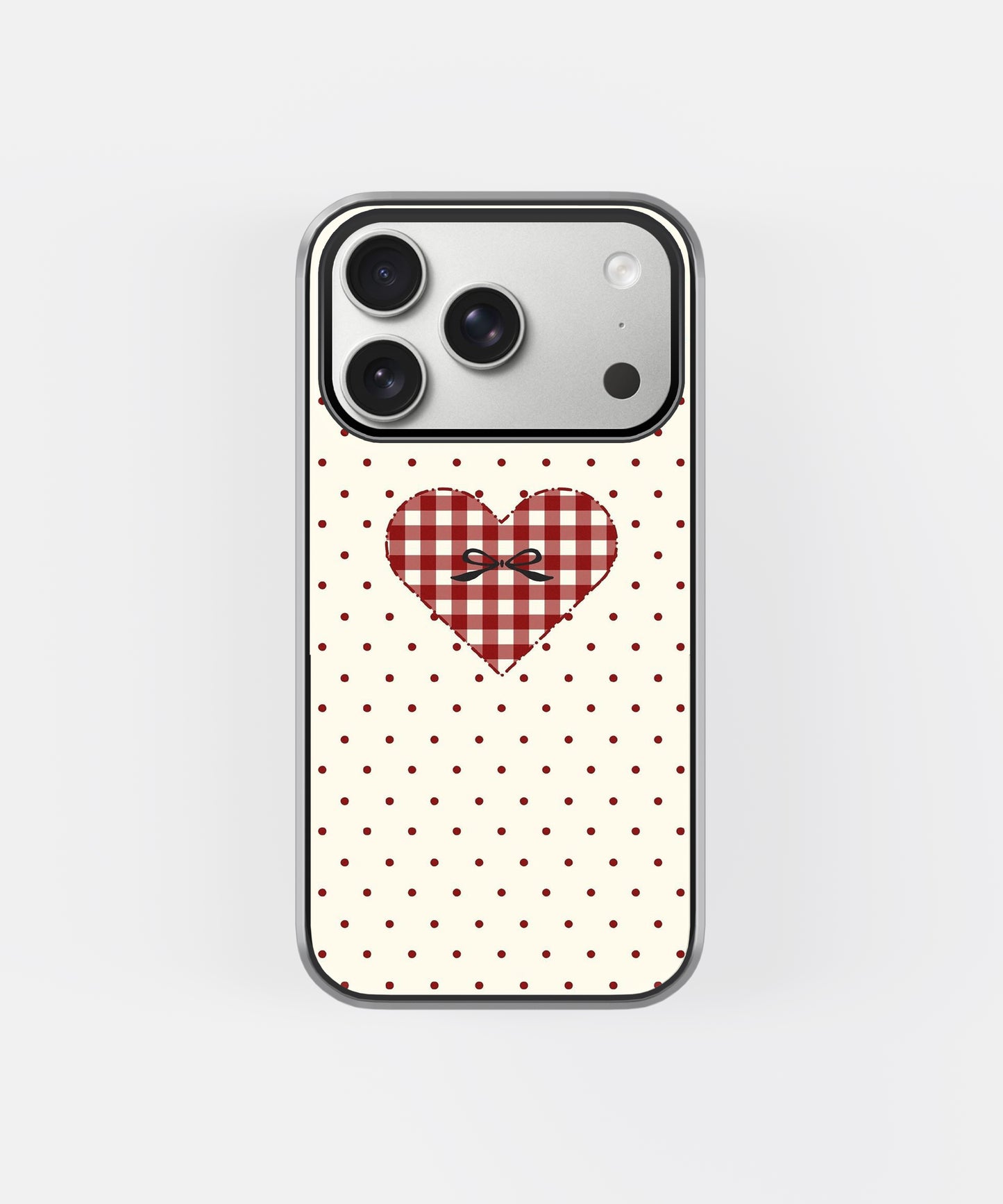 Cherry Bow Heart Phone Case.