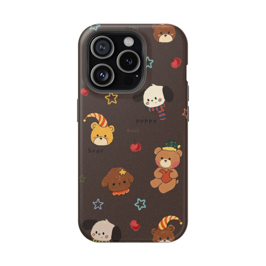 Soft Kawaii Teddy Squad Phone Case.