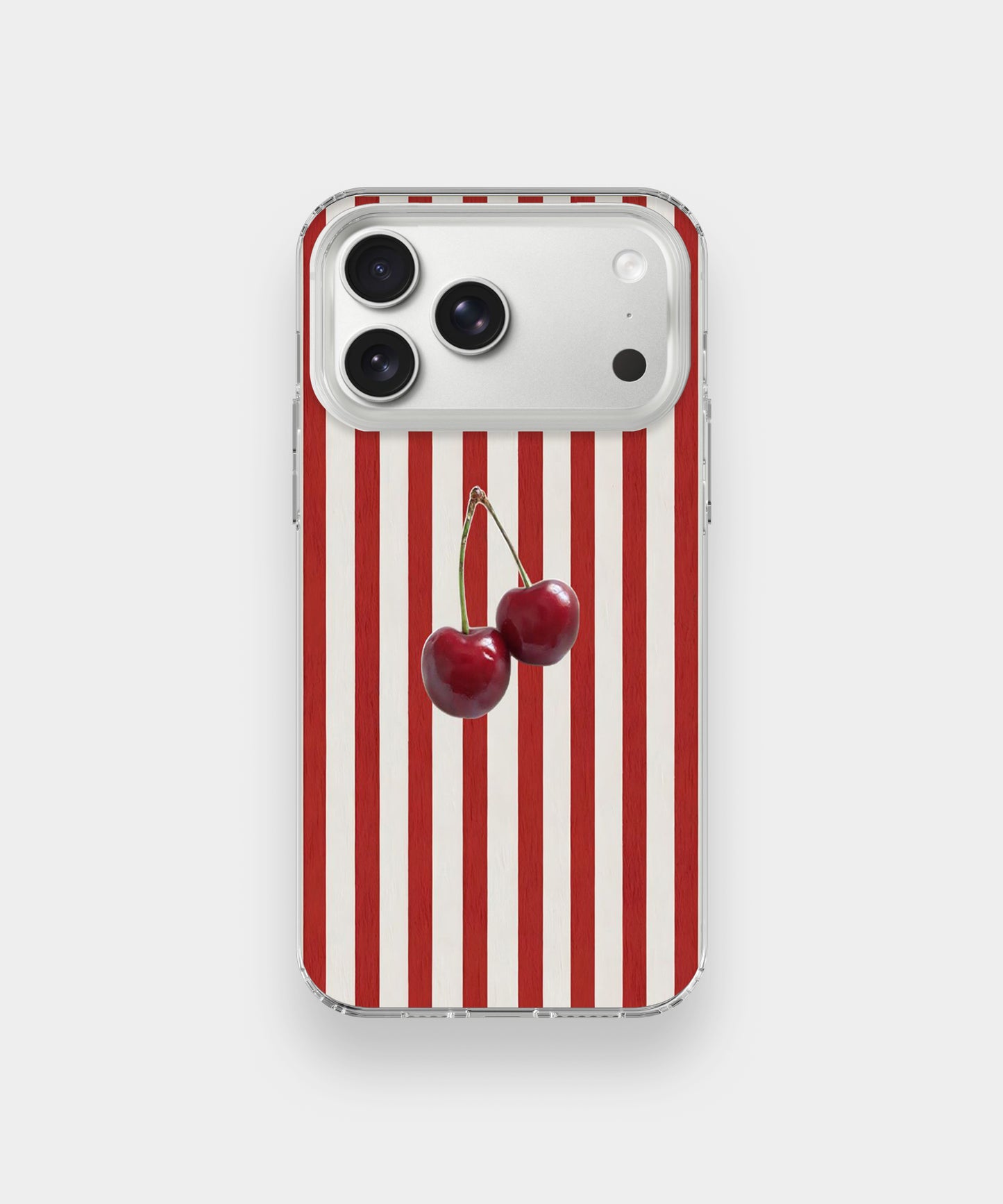 Cherry Soda Stripe Phone Case.