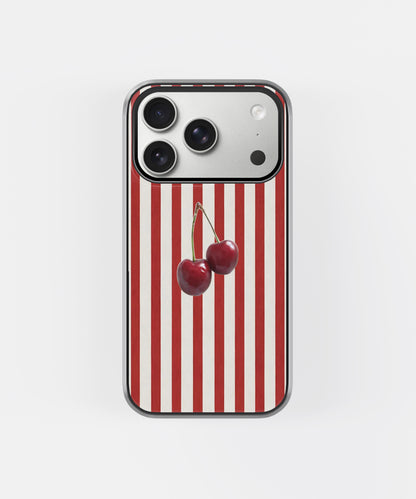 Cherry Soda Stripe Phone Case.