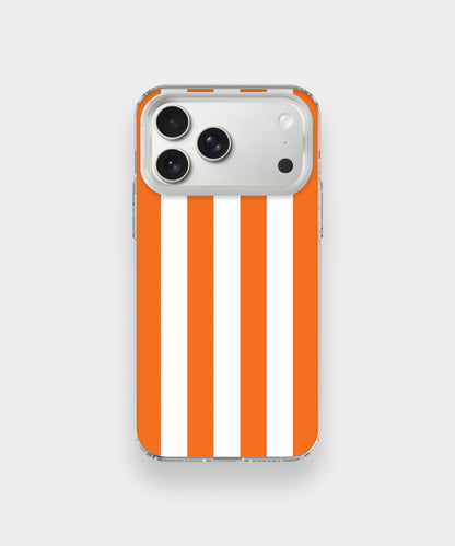 Orange Crush Stripe Phone Case.