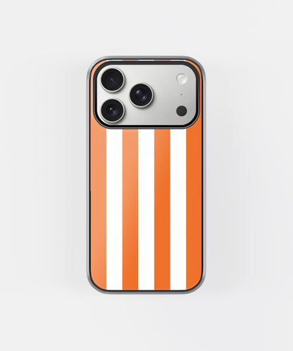 Orange Crush Stripe Phone Case.