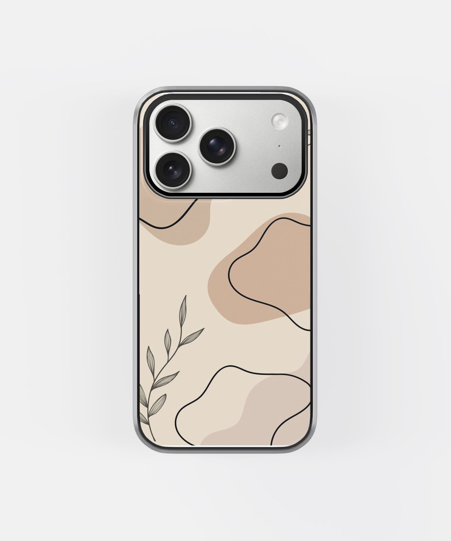 Nude Leaf Sketch Phone Case.