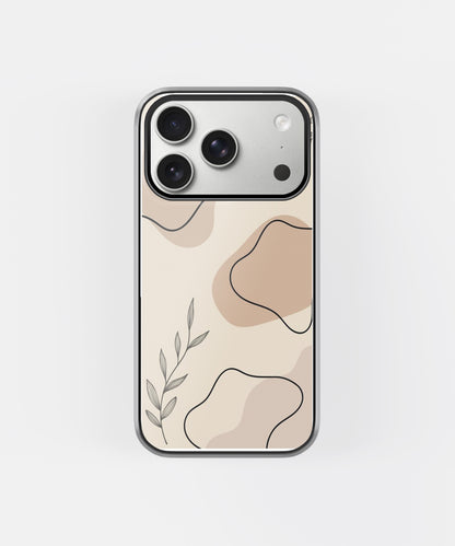 Nude Leaf Sketch Phone Case.