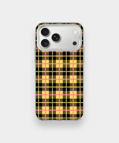 Yellow Plaid Phone Case.