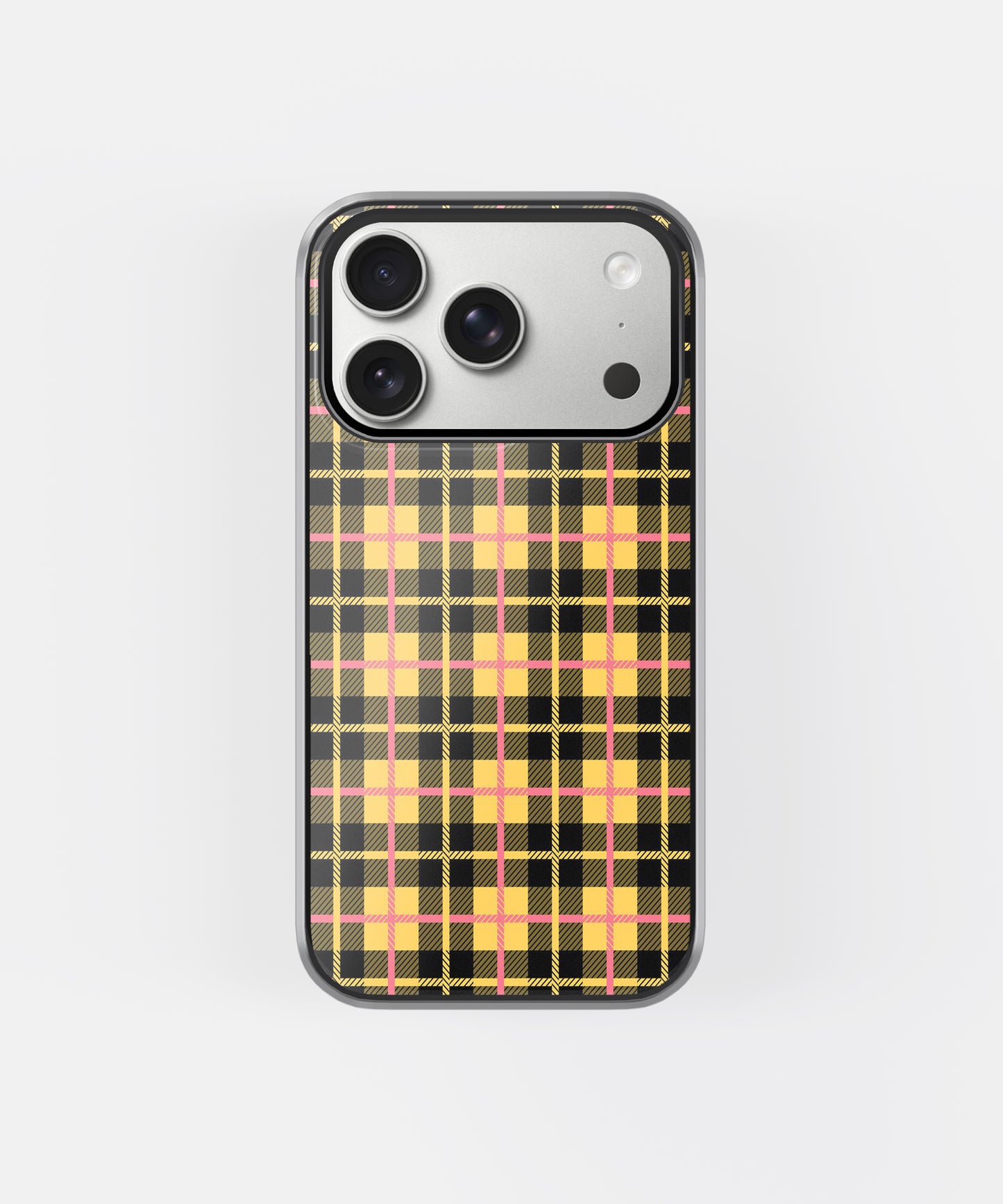 Yellow Plaid Phone Case.