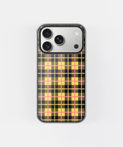 Yellow Plaid Phone Case.