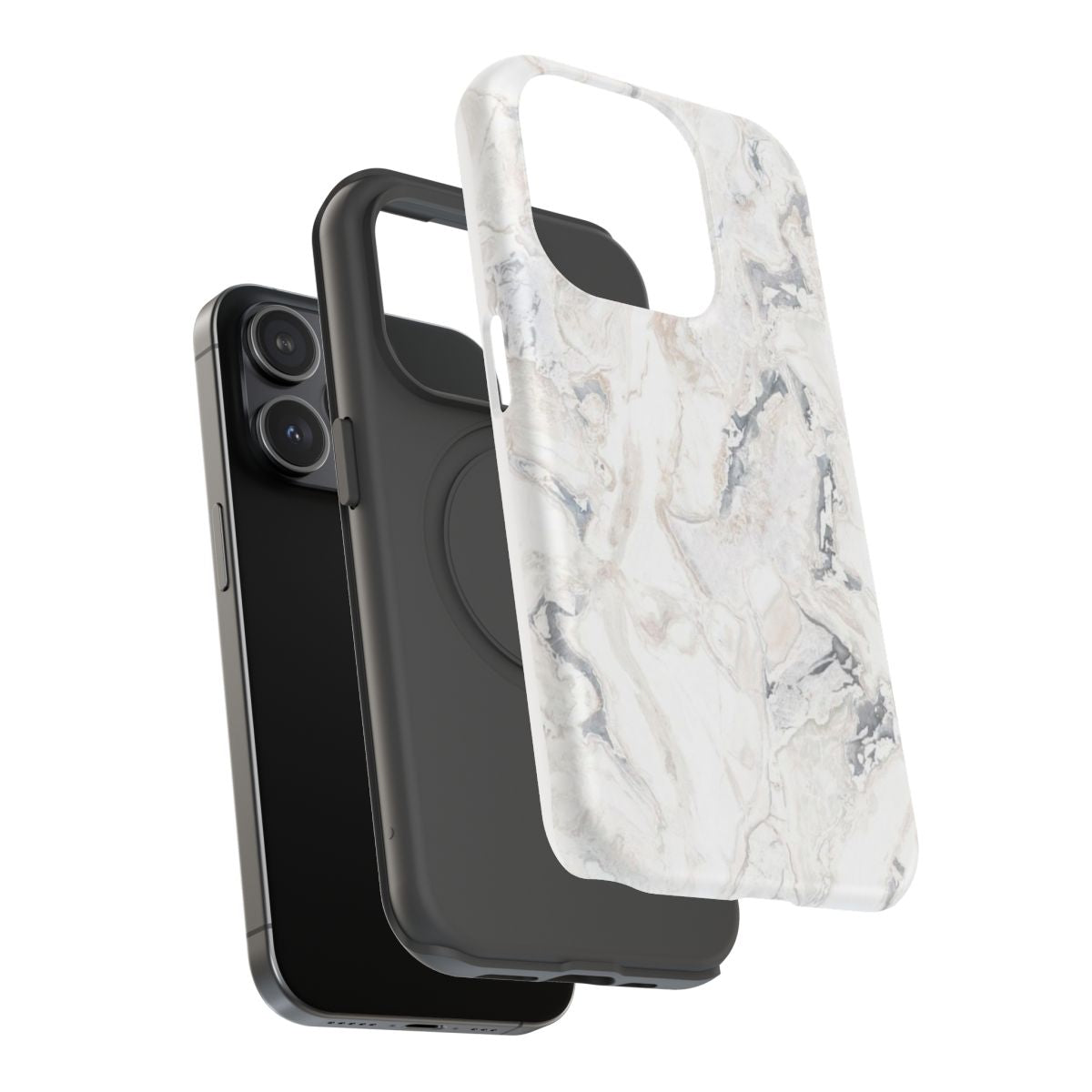 Clean Girl Minimal Marble Phone Case.