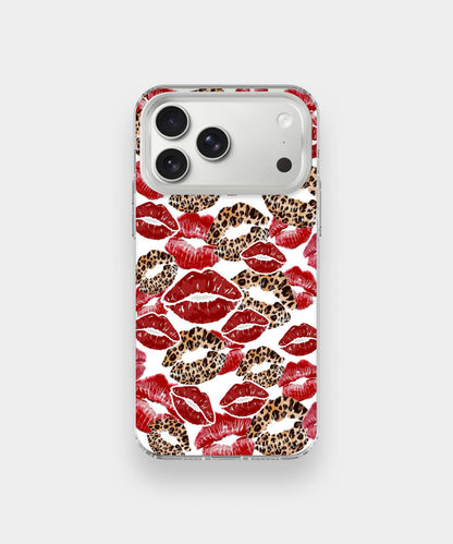 Wild Kiss Print Phone Case.