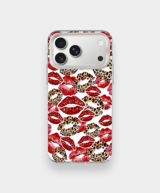 Wild Kiss Print Phone Case.