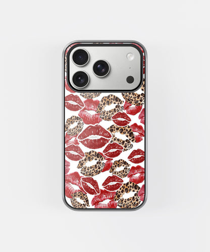Wild Kiss Print Phone Case.