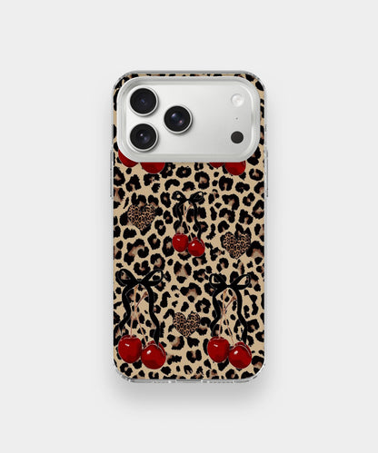 Cherry Leopard Phone Case.