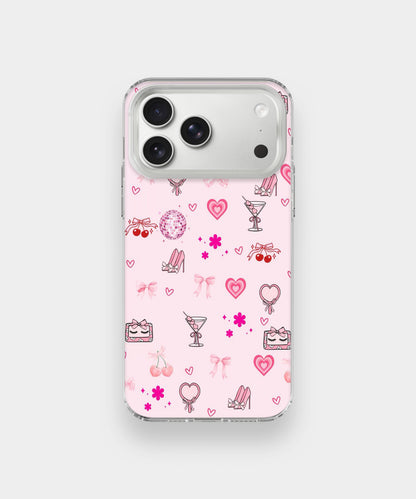 Pink Charm Phone Case.