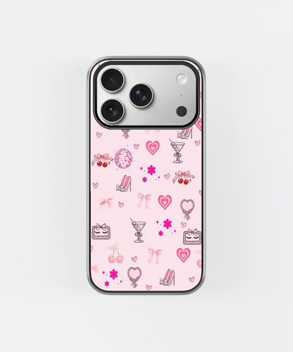 Pink Charm Phone Case.