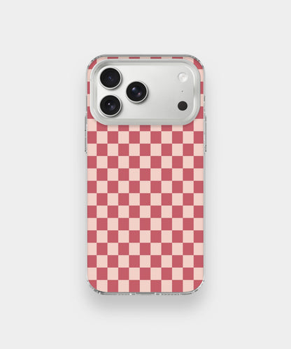 Blush Checkered Phone Case.