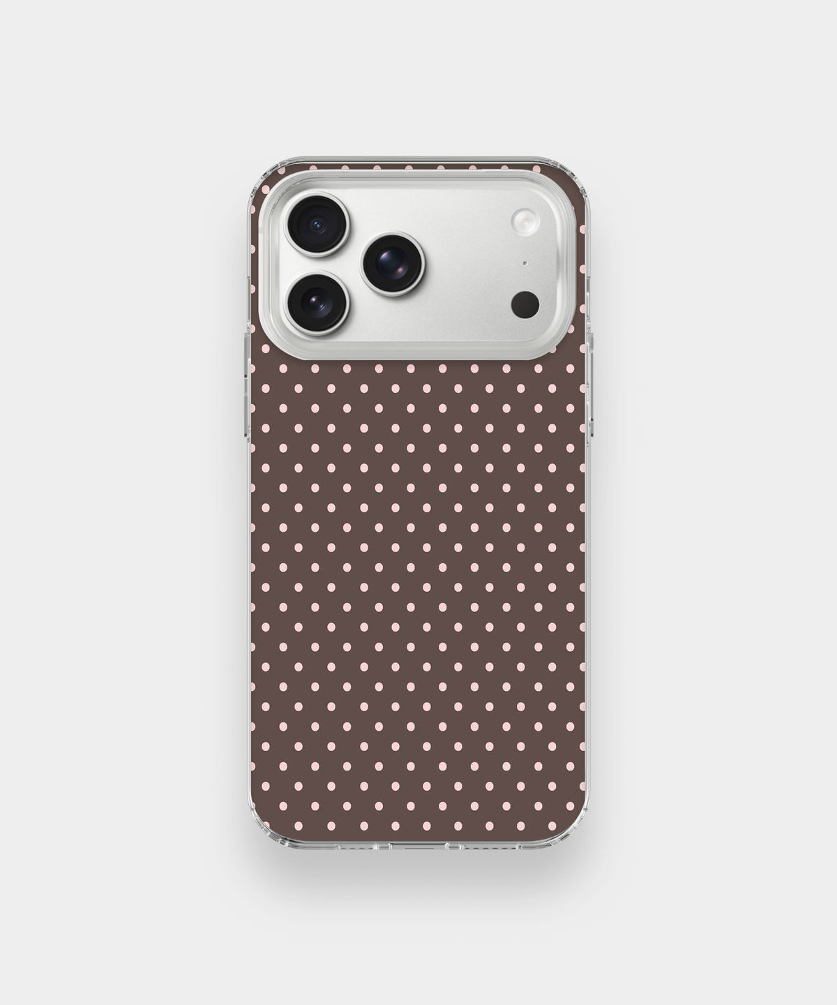 Mocha Pink Polka Phone Case.